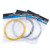2 PCS TRLREQ ZH209 Mountain Road Car Bicycle 5mm Braided Tube, Style: 3m Variable Speed(Golden)