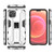 For iPhone 13 Supersonic PC + TPU Shock-proof Protective Case with Holder(Silver)