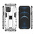 For iPhone 13 Pro Max Supersonic PC + TPU Shock-proof Protective Case with Holder (Silver)