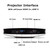 WEJOY DL-S9 1280x720P 300 Lumens Portable Home Theater LED HD Digital Projector, Android 6.0, 2G+16GB, US Plug
