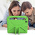 Handle Portable EVA Shockproof Anti Falling Protective Case with Triangle Holder For iPad mini 5 / 4 / 3 / 2 / 1 (Green)