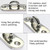 316 Stainless Steel Oval Boat Plate Seat Hand Rowing Boat Fixed Seat Accessories, Specification: 100mm