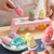 2 Set Silicone Cartoon Ice Cream Mold With Cover Easy Demoulding Home-Made Popsicle Mould, Random Color Delivery