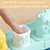 2 Set Silicone Cartoon Ice Cream Mold With Cover Easy Demoulding Home-Made Popsicle Mould, Random Color Delivery