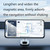 2 PCS Multifunctional Car Phone Holder Magnetic Suction Instrument Panel Navigation Suction Cup Holder, Colour: F16 Silver