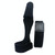 3 PCS Fish Rod Protective Cover High Elasticity Pole Guard Cap + Lashing Strap Set(Black)