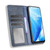 For OnePlus Nord N200 5G Magnetic Buckle Retro Crazy Horse Texture Horizontal Flip Leather Case with Holder & Card Slots & Photo Frame(Blue)