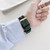 Nylon Watch Band For Apple Watch Series 9&8&7 41mm / SE 3&SE 2&6&SE&5&4 40mm / 3&2&1 38mm(Dark Green)