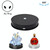 30cm Electric Rotating Turntable Display Stand  LED Light Video Shooting Props Turntable, Power Plug:220V AU Plug(Black)