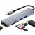 5 in 1 USB-C / Type-C to 4K HDMI + SD / TF Card Slot + USB 2.0 + USB 3.0 Multifunctional Docking Station HUB
