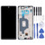 Original LCD Screen for LG Stylo 6 / K71 LMQ730TM LM-Q730TM LMQ730HA LM-Q730HA Digitizer Full Assembly with Frame (Silver)