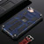 For iPhone 6 Shockproof TPU + PC Magnetic Protective Case with Holder(Blue)