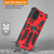 For Samsung Galaxy A51 Shockproof TPU + PC Magnetic Protective Case with Holder(Blue)