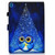 For iPad 10.2 / iPad Pro 10.5 Colored Drawing Stitching Horizontal Flip Leather Case with Holder & Card Slots & Sleep / Wake-up Function(Night Sky Owl)