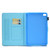 For iPad mini 5 / mini 4 / mini 3 / mini 2 / mini Colored Drawing Stitching Horizontal Flip Leather Case with Holder & Card Slots & Sleep / Wake-up Function(Blue Sky Starfish)