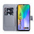 For Huawei Y6P Colored Drawing Horizontal Flip Leather Case with Holder & Card Slot & Wallet(Tiger)