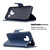 For LG K51 Retro Lambskin Texture Pure Color Horizontal Flip PU Leather Case with Holder & Card Slots & Wallet & Lanyard(Blue)