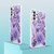 For Samsung Galaxy A23 4G / 5G Electroplating IMD Splicing Marble TPU Phone Case(Dark Purple)