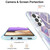 For Samsung Galaxy A23 4G / 5G Electroplating IMD Splicing Marble TPU Phone Case(Dark Purple)