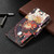 For Samsung Galaxy A40 Colored Drawing Pattern Zipper Horizontal Flip Leather Case with Holder & Card Slots & Wallet(Flower Elephants)