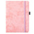 For 9-11 inch Marble Cloth Texture Horizontal Flip Universal Tablet PC Leather Case with Pen Slot & Holder(Pink)