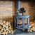 YL603 Thermodynamic Magnetless Wall Mounted Fireplace Fan(Silver)
