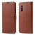 For Vivo X27 AZNS Sheepskin Texture Horizontal Flip Leather Case with Holder & Card Slots & Wallet(Brown)