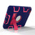 For iPad Mini 3 / 2 / 1 Shockproof PC + Silicone Protective Casewith Holder(Navy Blue Rose)
