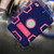 For iPad Mini 3 / 2 / 1 Shockproof PC + Silicone Protective Casewith Holder(Navy Blue Rose)