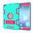 For iPad Mini 3 / 2 / 1 Shockproof PC + Silicone Protective Casewith Holder(Green Rose)