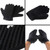 4 PCS Sponge Wipe Black Hair Styling Gloves(Double-Sided) 4 PCS Sponge Wipe Black Hair Styling Gloves(Double-Sided)
