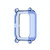 For Amazfit Bip Lite Version 1S / Bip S Transparent TPU Watch Protective Case(Transparent Blue)