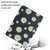 For Samsung Galaxy Tab S6  Flower Pattern Horizontal Flip Leather Case with Card Slots & Holder(Small Daisies)