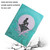 For Samsung Galaxy Tab A 10.1 (2019) T510 Colored Drawing Pattern Horizontal Flip Leather Case with Holder & Card Slots(Mermaid)