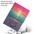 For Samsung Galaxy Tab S5e T720/T725 Colored Drawing Pattern Horizontal Flip Leather Case with Holder & Card Slots & Sleep / Wake-up Function(Sunrise)