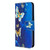For LG K61 Colored Drawing Pattern Horizontal Flip Leather Case with Holder & Card Slots & Wallet(Golden Butterfly)