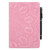 For Samsung Galaxy Tab S6 Lite  Calf Pattern Double Folding Design Embossed Leather Case with  Holder & Card Slots & Pen Slot &   Elastic Band(Pink)