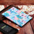 For iPad Pro 10.5 inch Flower Pattern Horizontal Flip Leather Case with Card Slots & Holder(Pink Flower)