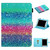 For 7 inch Universal Tablet PC Colored Drawing Pattern Horizontal Flip Leather Case with Holder & Card Slots(Colored Sand)