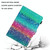 For 7 inch Universal Tablet PC Colored Drawing Pattern Horizontal Flip Leather Case with Holder & Card Slots(Colored Sand)