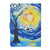 For iPad 5 Colored Drawing Pattern Horizontal Flip Leather Case with Holder & Card Slots & Sleep / Wake-up Function(Starry Sky Tree)