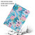 For iPad Pro 11 2020 Flower Pattern Horizontal Flip Leather Tablet Case with Card Slots & Holder(Pink Flower)