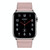 For Apple Watch Series 7 41mm / 6 & SE & 5 & 4 40mm / 3 & 2 & 1 38mm Leather  Watch Band(Pink)