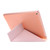 For iPad 10.2 2021 / 2020 / 2019 Airbag Deformation Horizontal Flip Leather Case with Holder & Pen Holder(Pink)