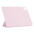 Horizontal Flip Ultra-thin Non-buckle Magnetic PU Leather Tablet Case With Three-folding Holder & Sleep / Wake-up Function For iPad Pro 11 inch (2020) / Pro 11 2018 / Air 2020 10.9(Pink)