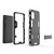 For Galaxy A51 5G PC + TPU Shockproof Protective Case with Holder(Red)