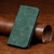For Galaxy S20 Plus Lucky Flowers Embossing Pattern Magnetic Horizontal Flip Leather Case with Holder & Card Slots(Dark Green)