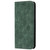 For Galaxy S20 Plus Lucky Flowers Embossing Pattern Magnetic Horizontal Flip Leather Case with Holder & Card Slots(Dark Green)
