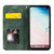 For Galaxy S10 Lucky Flowers Embossing Pattern Magnetic Horizontal Flip Leather Case with Holder & Card Slots(Dark Green)