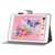 For iPad Air Cross Texture Painted Horizontal  Leather Case with Sleep / Wake-up Function & Card Slot & Holder & Wallet(Red Rose)